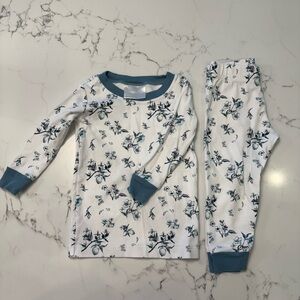 Classic Blue and White Floral Pajama Set